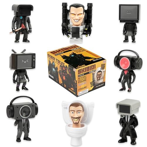Skibidi Toilet Mystery Figure Collector Series – Figura Sorpresa Edición Coleccionista Oficial| Inspirada en el Fenómeno Viral | Personaje Misterio Surtido para Fans y Coleccionistas