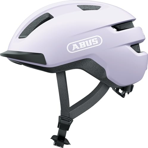 ABUS Casco de bicicleta PURL-Y, apto para e-bikes y S-pedelecs, elegante casco de seguridad NTA para adultos y adolescentes, lavanda (Light Lavender), talla M