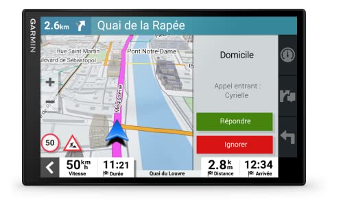 Garmin Navegador para Coche, Negro, 8'' (20,32 cm)
