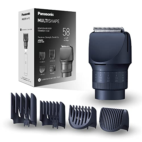 Panasonic MULTISHAPE Sistema Modulare per la Cura della Persona ER-CTW1, regolabarba e tagliacapelli per uomo, Nero