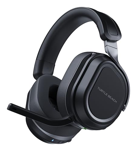 Turtle Beach Stealth 700 Noir Playstation Casque Gaming sans Fil w/ 80hr Batterie, Écouteurs de 60mm, Deux émetteurs et Bluetooth pour PS5, PS4, PC et Mobile