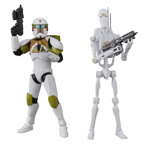 Star Wars The Black Series Clone Commando & B1 Battle Droid Star Wars: Battlefront II Figuras de colección de 15 cm