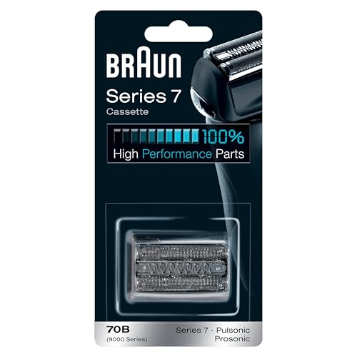 Braun Series 7 Scherkopf, Elektrorasierer Ersatzscherteil für Rasierer Herren, Made in Germany, 70B, schwarz, 1er Pack
