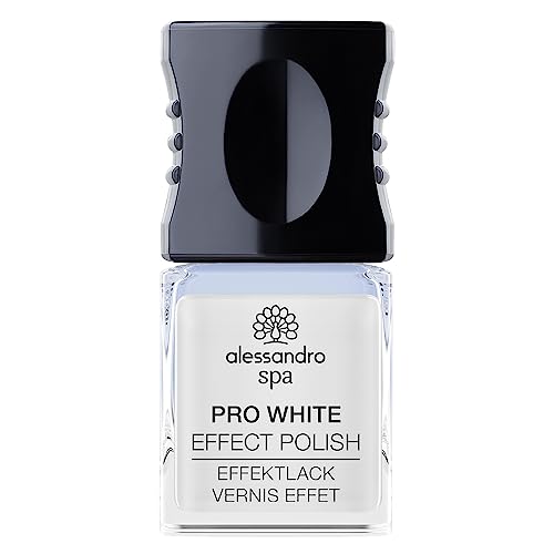 Spa Pro White Nail Effect Polish - Optisch aufhellender Nagellack gegen Verfärbungen der Nageloberfläche, 10 ml