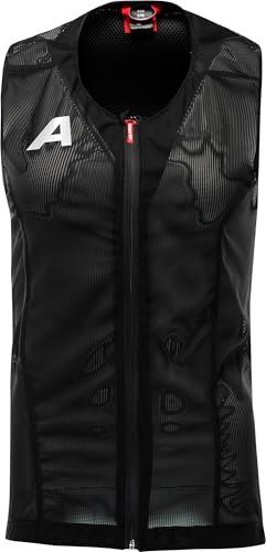 Alpina PROSHIELD JUNIOR Vest - Flexibler, Atmungsaktiver & Individuell Einstellbarer Rückenprotektor Für Kinder, Black, 128