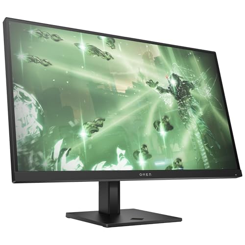 HP OMEN 27q Écran Gaming 27" 165Hz 1ms QHD (2560 x 1440 Pixels, 16:9, Antireflet, Hauteur réglable, HDR, AMD Freesync Premium, Haut-parleurs intégrés)