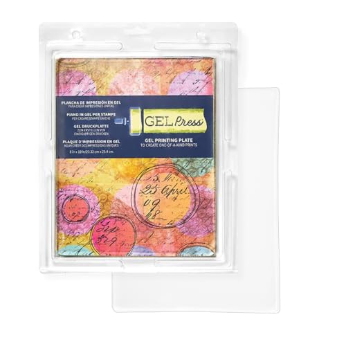 GEL Press Piastra Rettangolare Creare Stampe Esclusive, Ufficio, 20 x 25 cm