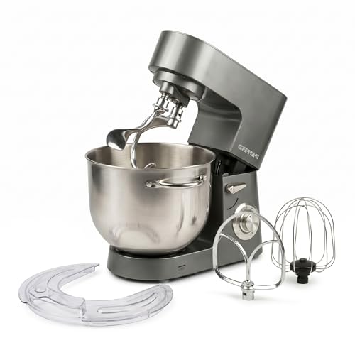 G3 Ferrari G20164 Pastaio Come a Mano Impastatrice Planetaria, 1800 W, 8 Litri, Contenitore inox con maniglie, Doppio Gancio, 8 Velocità, Funzionamento Pulse, Accessori inclusi