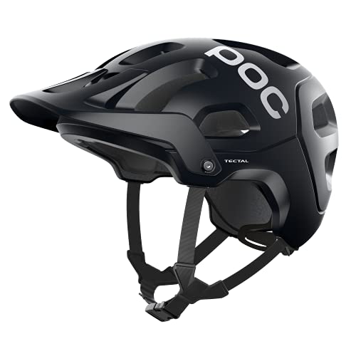 POC Tectal – Casco MTB Ultraligero Trail & Enduro con protección extendida, ventilación optimizada, Cierre magnético Fidlock®, Visera Breakaway y Ajuste 360°