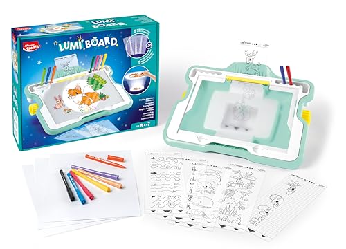 Maped Creativ - Lumi Board - Machine Lumineuse pour Apprendre à Dessiner - Jouet Loisirs Créatifs - Tableau Lumineux Enfant dès 4 ans