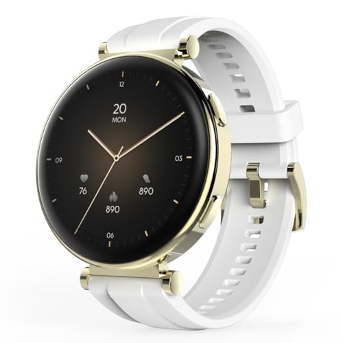 Hama Reloj Inteligente (Pantalla a Color AMOLED de 1,32", función de teléfono, Impermeable, Whatsapp, Correo electrónico, Asistente de Voz, Monitor de sueño, 110 Modos Deportivos, podómetro)