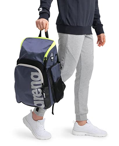 ARENA Spiky III 35 Sportrucksack, Pool-, Turnhallen-, Meer- und Freizeittasche, Schwimmbadtasche aus Wasserabweisendem Stoff mit Gepolsterten Schultergurten, Schulrucksack, 35 Liter