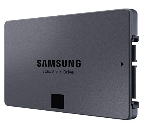 Samsung 870 QVO 1 TB SATA 2.5 Inch Internal Solid State Drive (SSD) (MZ-77Q1T0), Black
