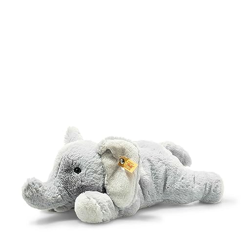 Steiff Soft Cuddly Friends éléphant Elna - 064074 - Gris Clair - 28 cm