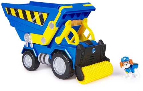 Rubble & Crew, Veicolo da cantiere Deluxe di Wheeler, camion ribaltabile con luci, suoni e personaggio, giocattoli per bambini e bambine dai 3 anni in su