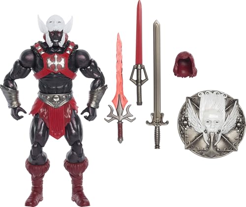 Masters of The Universe Masterverse Figura de acción, Coleccionable de Lujo con 30 Puntos de articulación, Piezas Intercambiables o Armadura, Juguete de Motu de 17,78cm, JHJ79