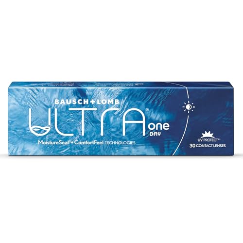 BAUSCH + LOMB ULTRA ONE DAY lentillas diarias esféricas, 30 unidades / 8.6 BC / 14.20 DIA / -01,75