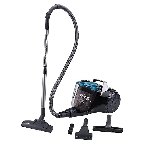 Hoover Breeze BR71_BR30 - Aspiradora sin Bolsa Trineo, Especial Pelo Mascotas, Cepillo Parquet y Accesorio 2en1, Depósito 2L, Diseño Compacto, Ciclónico, 700W, Filtro Epa, 78dba, Cable 5m