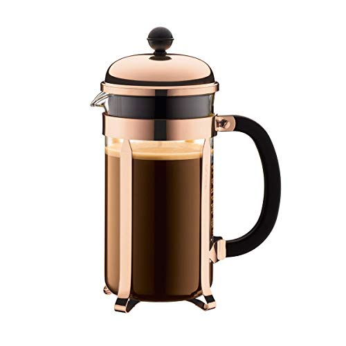 Bodum Chambord - Cafetera, 8 tazas, 1 l, color cobre