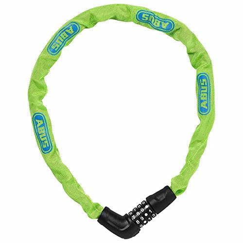 ABUS Cerradura de cadena Steel-O-Chain 5805C - cerradura de combinación de cadena de acero de 5 mm de grosor - nivel de seguridad 4