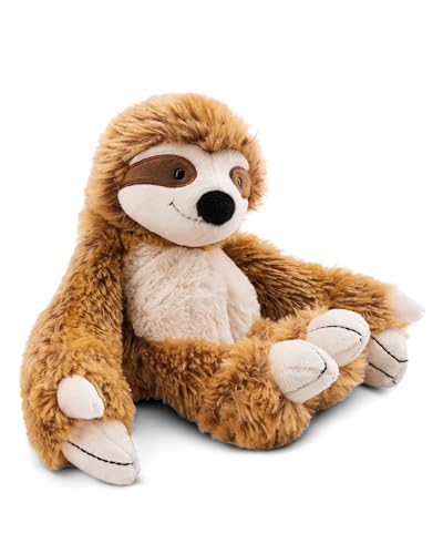 NICI peluche perezoso Slobby 35cm con velcro en las manos marrón - Juguete hecho de suave tejido peludo para abrazar y jugar, para niños y adultos, gran idea de regalo - 61214