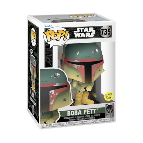 Funko Pop! Star Wars: FL - Boba Fett - Brille dans Le Noir - Figurine en Vinyle à Collectionner - Idée de Cadeau - Produits Officiels - Jouets pour Les Enfants et Adultes - Movies Fans