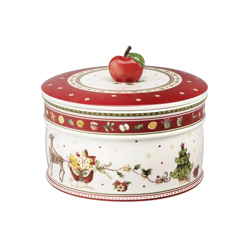 Villeroy & Boch Winter Bakery Delight, Bote Grande Para Pastas Y Galletas, Porcelana Premium, Multicolor