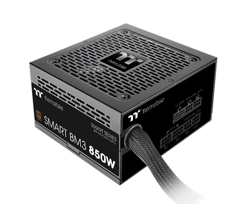 Thermaltake | Smart BM3 Bronze 850W | ATX Netzteil | ATX 3.0 | PCIe Gen 5.0 | 80 Plus Bronze | sehr leise | Smart Zero Fan | 12VHPWR | semimodular | 5 Jahre Garantie