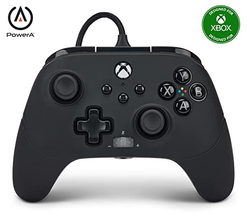 Manette filaire FUSION Pro 3 de PowerA pour Xbox Series X|S - Noire