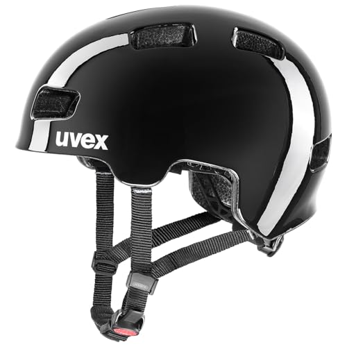 uvex hlmt 4 Casco de Bicicleta, Niños Unisex, Black, 55-58 cm, 2025