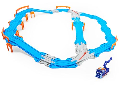 Mighty Express Set da 32 Pezzi connettibili e Trenino Esclusivo di Milo, Giocattoli per Bambini 3+