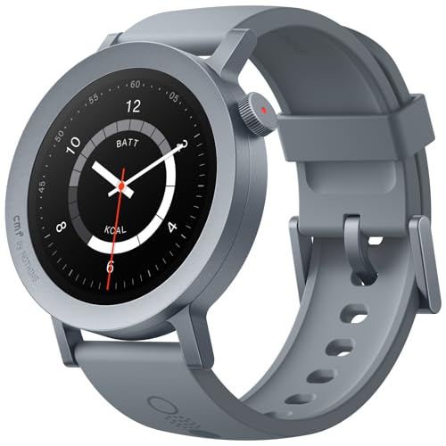CMF by Nothing Watch Pro 2 Smartwatch mit 1,32'' AMOLED-Display, 11 Tage Akkulaufzeit, Bluetooth-Anrufe mit KI-Geräuschunterdrückung, und Integriertes Multi-System-GPS - Aschgrau