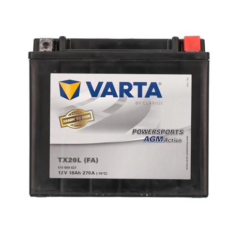 Batterie Moto VARTA Powersports AGM Active TX20L (FA) - 12V 18Ah 270A
