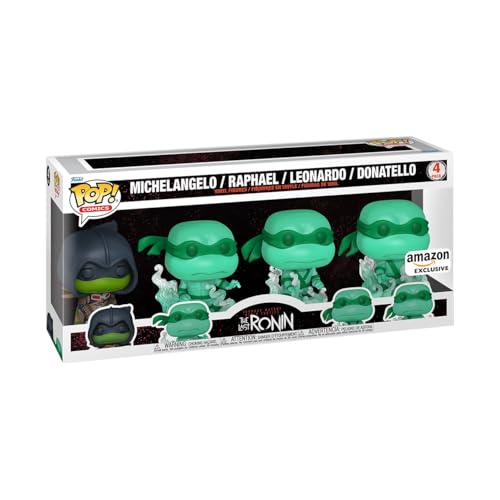 Funko Pop! Comics: Teenage Mutant Ninja Turtles - Brothers 4PK - TMNT Comics- Esclusiva Amazon - Figura in Vinile da Collezione - Idea Regalo - Merchandising Ufficiale - Cartoons Fans