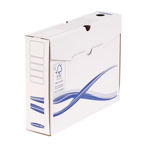 SEI Rota 4460102- Protector 250 x 325 mm, Cartón, Blanco/Azul, 80 mm, 25 Unidades