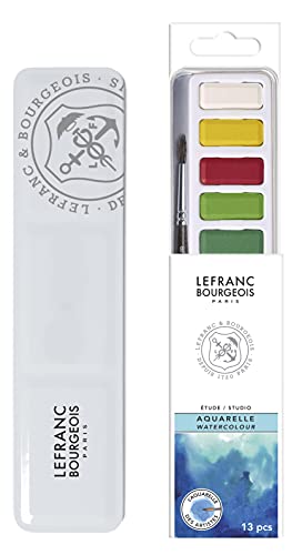 Lefranc Bourgeois Studio Aquarelle Coffret De 12 Tablettes