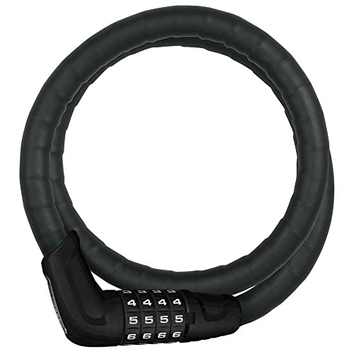 ABUS 86173 Steel-O-Flex, Schwarz, 85 cm