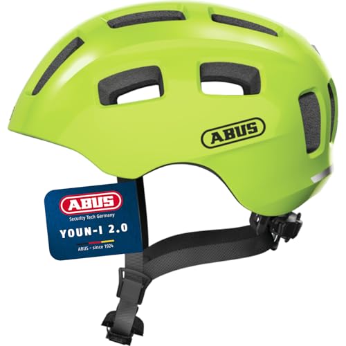 ABUS Casco de Bicicleta Youn-I 2.0 - con luz para niños, Adolescentes y jóvenes - para niñas y niños