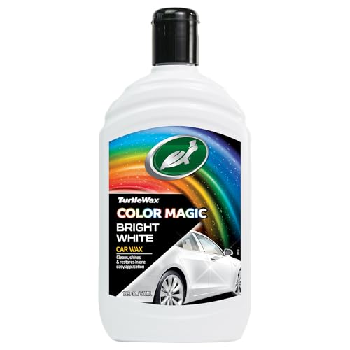 Turtle Wax 52712 Color Magic Car Polish – Ripristina colore e brillantezza, Bianco, 500 ml