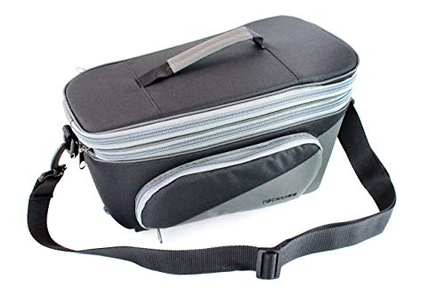 Tubus - Racktime Bolsa portaequipajes Talis Plus unisex para adultos, negra, talla 1, 39,5 x 24,51 x 23,75 cm