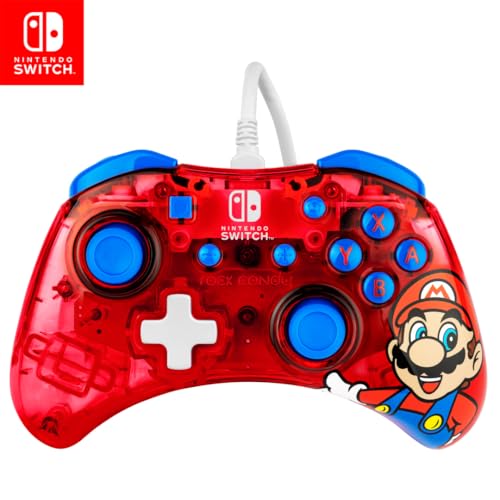 PDP - Rock Candy Mando con Cable para Nintendo Switch Mario (Nintendo Switch)
