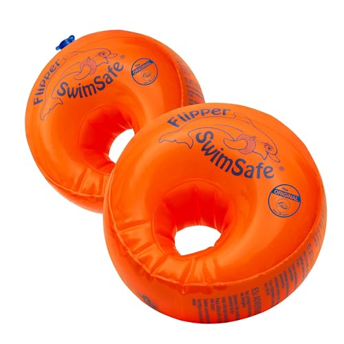 Flipper Swimsafe 1010 - Aiuto al galleggiamento per bambini a partire da 12 mesi aiuto al nuoto sicuro con anima in schiuma PE infrangibile per imparare a nuotare