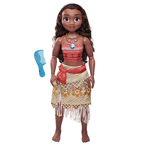 Disney Princesas - Muñeca Vaiana 80cm Totalmente Articulada - Muñeca y Accesorios para Jugar