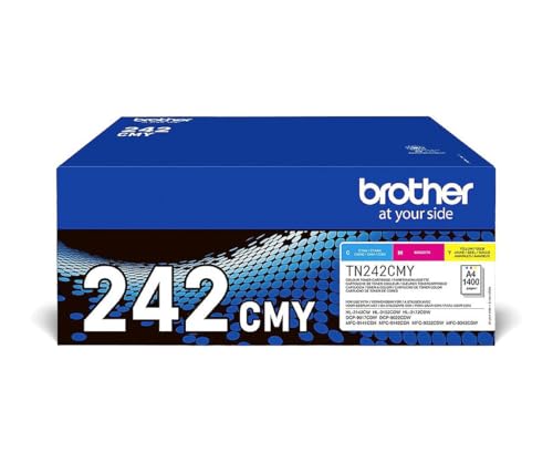 Brother TN-242CMY cartuccia toner 1 pz Originale Ciano, Magenta, Giallo