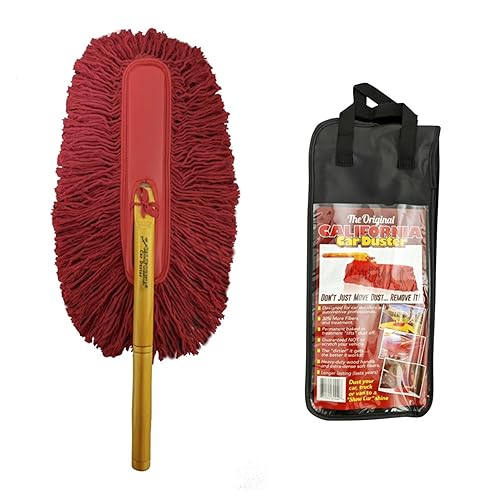 California Car Duster CCD-Original Standard Car Duster con Manico in Legno
