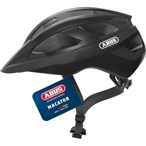 ABUS Casco de ciclismo de carretera Macator - casco de ciclismo deportivo para principiantes - también para usuarios con coleta - para hombres y mujeres