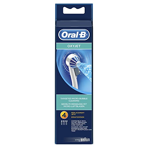 Oral-B OxyJet Testine di Ricambio, 4 Pezzi