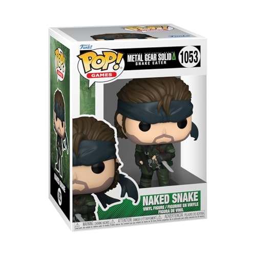 Funko Pop! Games: Metal Gear - Naked Snake - Figura de Vinilo Coleccionable - Idea de Regalo - Mercancía Oficial - Juguetes para niños y Adultos - Figura Modelo para coleccionistas y exhibición