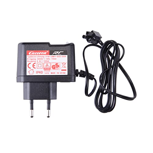 Carrera - 370800002 RC, Cargador para Todos los Coches, 8,4 V, 500 mA
