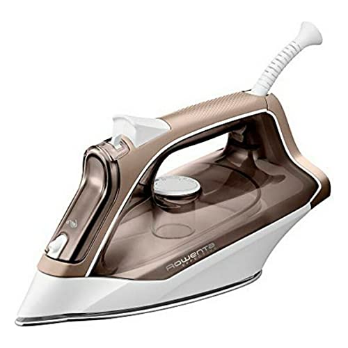 Rowenta DX1635 Effective + Ferro da Stiro a Vapore, 2400 W, 0.25 Litri, Colpo Vapore 120 g/min, con Piastra in Acciaio Inox, Funzione Anticalcare, Impugnatura Ergonomica, Protezione Antigoccia